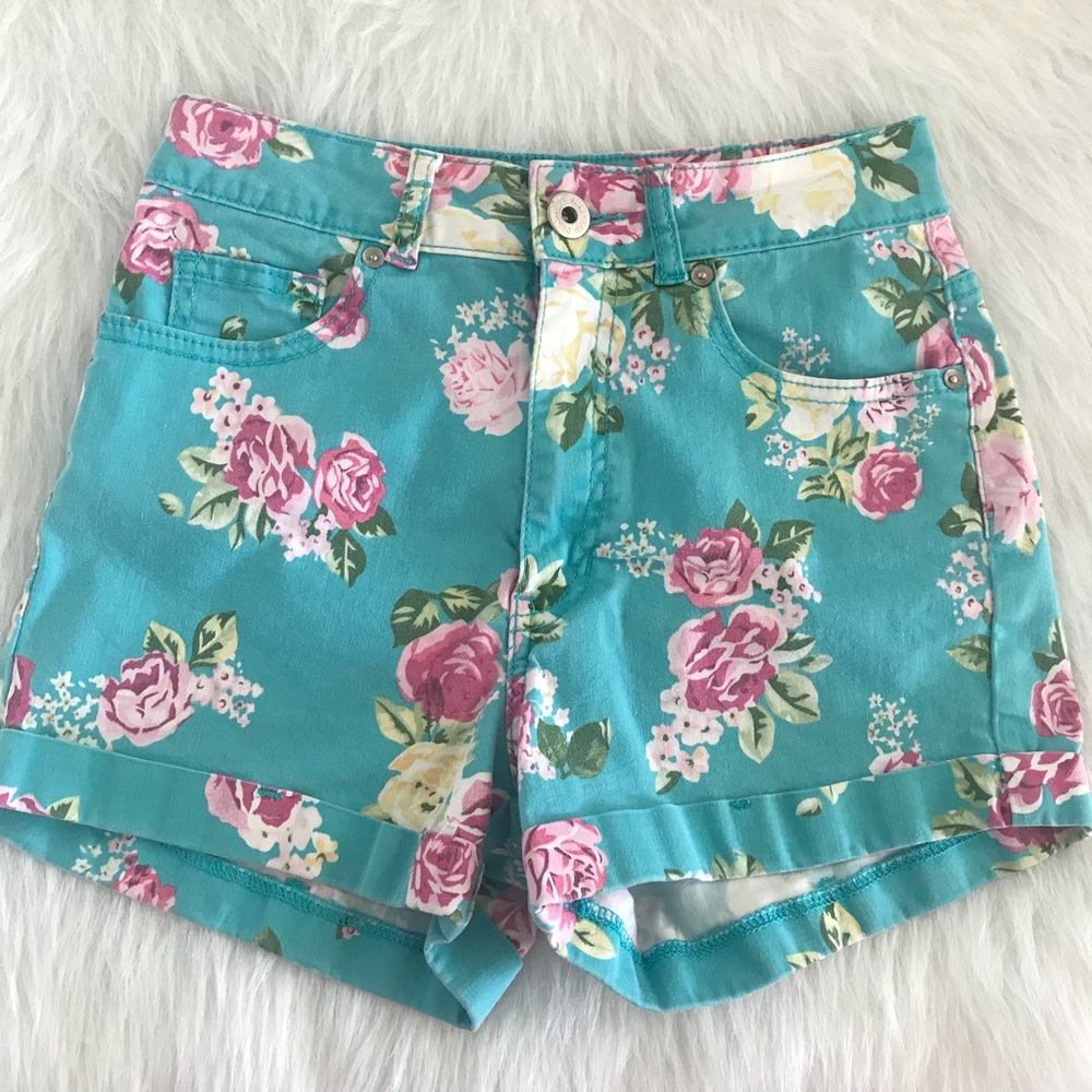 Pacsun Bullhead Floral Mom Shorts
